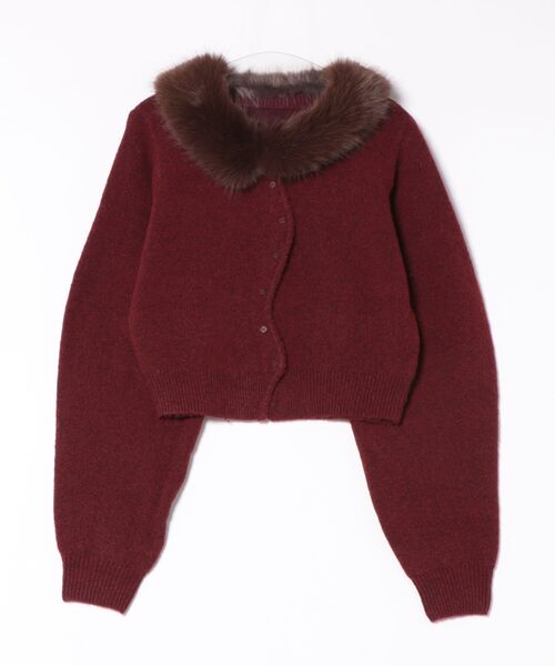 loin nuit ロワンニュイ ニュアンスデザイン2wayカーディガン nuance design 2way cardigan / ニュアンスデザイン2wayカーディガン