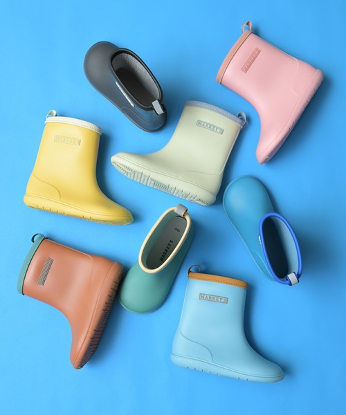 MARKEY'S（マーキーズ）の「【MARKEY'S】レインシューズ（レインシューズ・キッズ・ブルー/ライトブルー/ブラウン/グリーン/マスタード/サンドベージュ/ライトピンク/ブラック・19cm/18cm/17cm/16cm/15cm/14cm/13cm/20cm）」の9枚目の写真