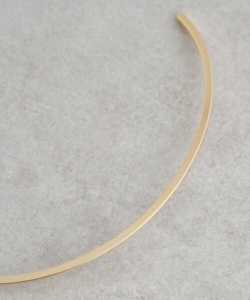 SHENERY(シーナリー)の「エッジラインネックカフ(チョーカー・レディース・シルバー/ゴールド・FREE)」の7枚目の写真