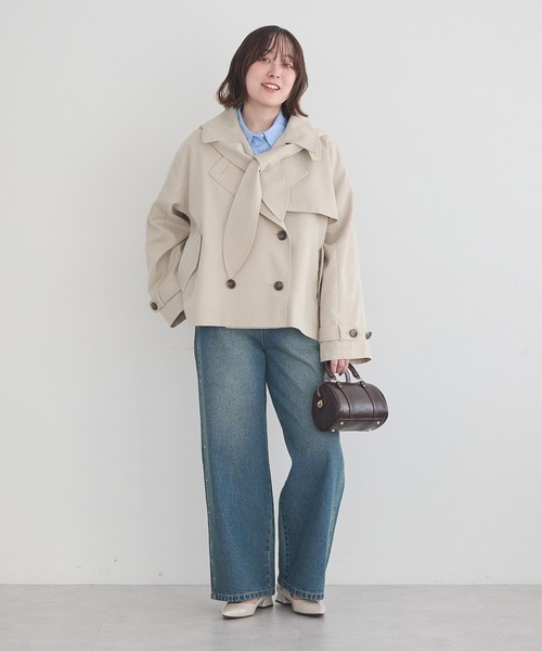 earth music&ecology（アースミュージックアンドエコロジー）の「【2026SS】スタッズデニムパンツ（デニムパンツ・レディース・ライトインディゴブルー/ブルー系その他・S/M）」の18枚目の写真