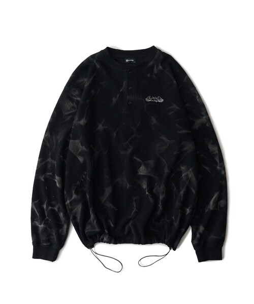 Subciety(サブサエティ)の「Henry neck waffle L/S(Tシャツ/カットソー・メンズ・グレー/ネイビー/ブラック・SMALL/MEDIUM/LARGE/X-LARGE)」の21枚目の写真