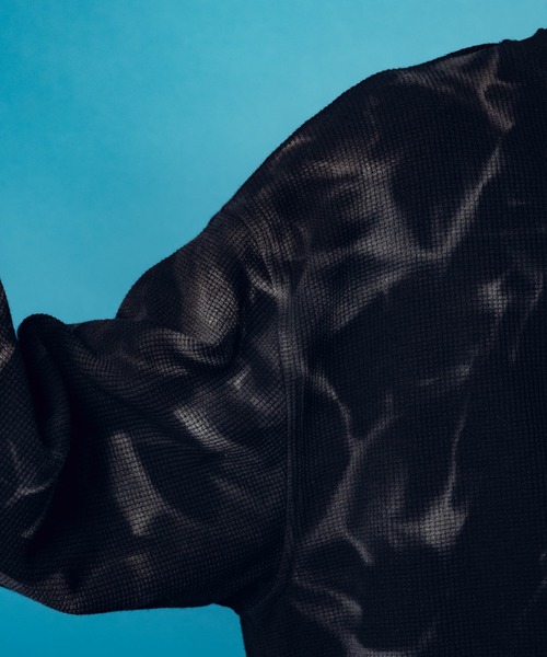 Subciety(サブサエティ)の「Henry neck waffle L/S(Tシャツ/カットソー・メンズ・グレー/ネイビー/ブラック・SMALL/MEDIUM/LARGE/X-LARGE)」の9枚目の写真