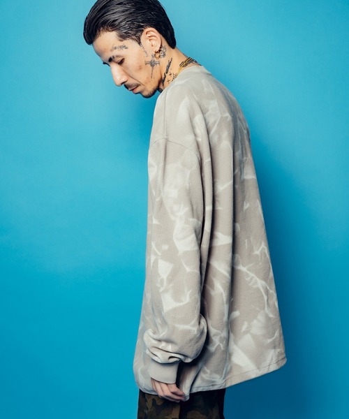 Subciety(サブサエティ)の「Henry neck waffle L/S(Tシャツ/カットソー・メンズ・グレー/ネイビー/ブラック・SMALL/MEDIUM/LARGE/X-LARGE)」の11枚目の写真