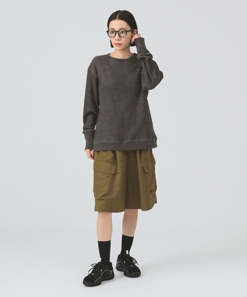 Ray BEAMS（レイビームス）の「【別注】Champion / ツリー サーマル Tシャツ（Tシャツ/カットソー・レディース・チャコールグレー/ベージュ・MEDIUM）」の11枚目の写真