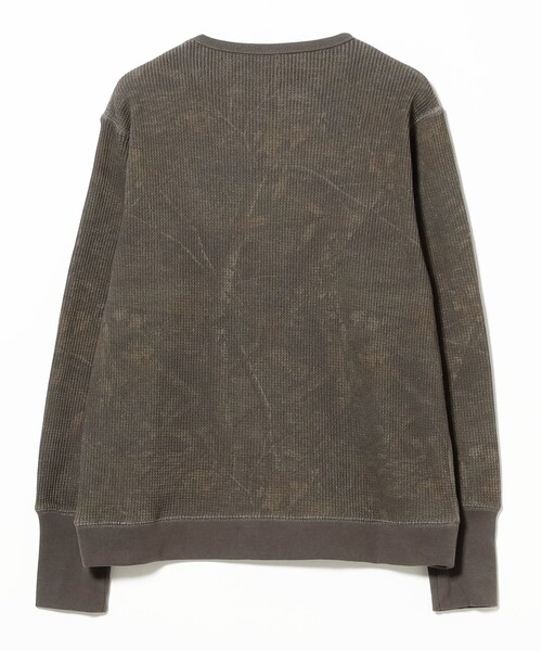 Ray BEAMS（レイビームス）の「【別注】Champion / ツリー サーマル Tシャツ（Tシャツ/カットソー・レディース・チャコールグレー/ベージュ・MEDIUM）」の4枚目の写真