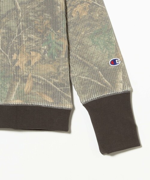 Champion(チャンピオン)の「【別注】Champion / ツリー サーマル Tシャツ(Tシャツ/カットソー・レディース・チャコールグレー/ベージュ・MEDIUM)」の21枚目の写真