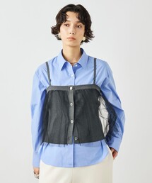 NOLLEY’S | 《手洗い可能》チュールリブビスチェ(キャミソール)