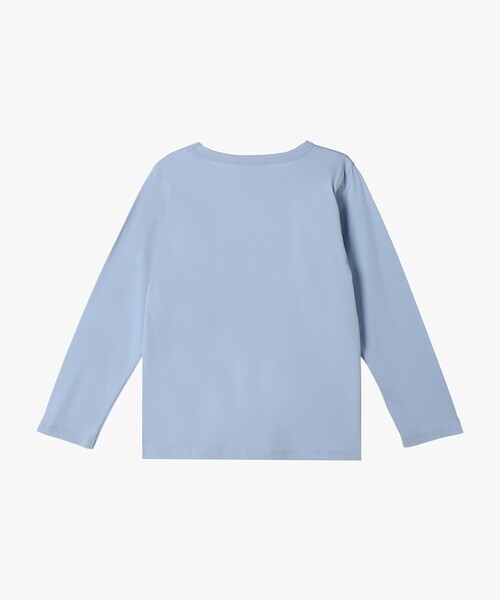 agnes b.（アニエスベー）の「キッズ ロゴ ハート プリント コットン 長袖 Tシャツ（Tシャツ/カットソー・キッズ・ネイビー・8YEAR/4YEAR/6YEAR/10YEAR/12YEAR）」の2枚目の写真