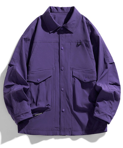 セール】12A7-SZ ルーズフィット ライトシェル ワークジャケット