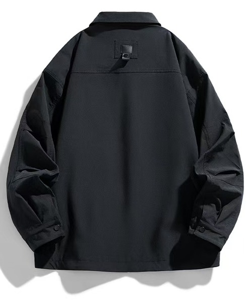 CALIFORNIA OUTFITTERS(カリフォルニア アウトフィッターズ)の「12A7-SZ ルーズフィット ライトシェル ワークジャケット(ナイロンジャケット・メンズ・ブラック/パープル/オレンジ・4XL/3XL/XXL/XL/L/M)」の4枚目の写真