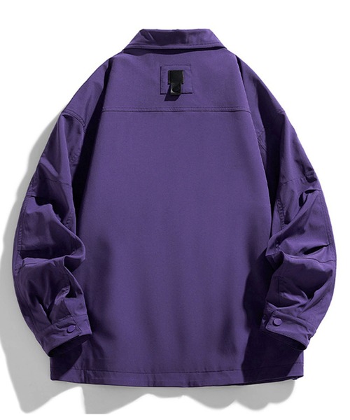 CALIFORNIA OUTFITTERS(カリフォルニア アウトフィッターズ)の「12A7-SZ ルーズフィット ライトシェル ワークジャケット(ナイロンジャケット・メンズ・ブラック/パープル/オレンジ・4XL/3XL/XXL/XL/L/M)」の5枚目の写真