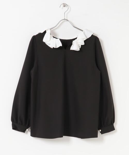 URBAN RESEARCH ROSSO WOMEN（アーバンリサーチ　ロッソ）の「『WEB限定』コサージュカラー2WAYブラウス（シャツ/ブラウス・レディース・オフホワイト/ブラック系その他・FREE）」の22枚目の写真