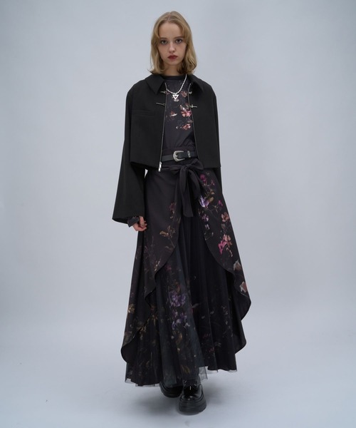 HARE（ハレ）の「TSUBOMIレイヤースカート(HARE)（スカート・レディース・グレー/ブラック/ネイビー・FREE）」の17枚目の写真