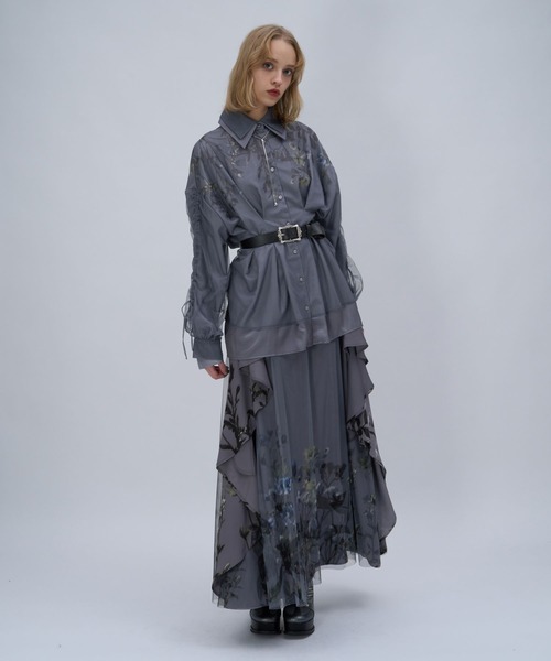 HARE（ハレ）の「TSUBOMIレイヤースカート(HARE)（スカート・レディース・グレー/ブラック/ネイビー・FREE）」の18枚目の写真