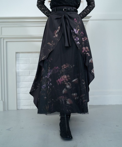 HARE（ハレ）の「TSUBOMIレイヤースカート(HARE)（スカート・レディース・グレー/ブラック/ネイビー・FREE）」の21枚目の写真