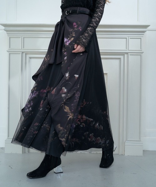 HARE（ハレ）の「TSUBOMIレイヤースカート(HARE)（スカート・レディース・グレー/ブラック/ネイビー・FREE）」の22枚目の写真