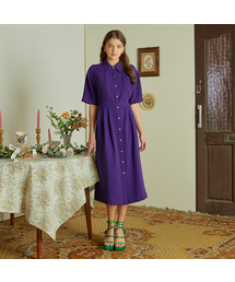 ILLUSTRIS ILLUSION（イルストリスイルージョン）の「ピンクピンタックドレス（ワンピース）」