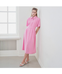 ILLUSTRIS ILLUSION（イルストリスイルージョン）の「ピンクピンタックドレス（ワンピース）」