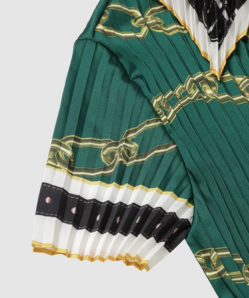 Acne Studios（アクネストゥディオズ）の「FN-WN-BLOU001266（シャツ/ブラウス・レディース・グリーン・36/34）」の4枚目の写真