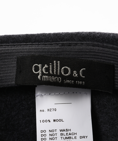 GRILLO（グリーロ）の「GRILLO/グリーロ フェルトキャップ（キャップ・レディース・ブラック/グレー・FREE）」の9枚目の写真