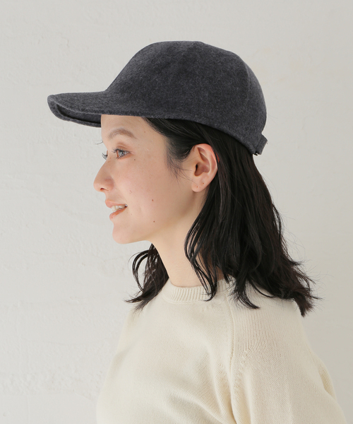 GRILLO（グリーロ）の「GRILLO/グリーロ フェルトキャップ（キャップ・レディース・ブラック/グレー・FREE）」の14枚目の写真