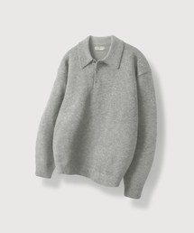 MOOD INSIDE（ムードインサイド）の「ソフトウィームボタンカラー ニット_グレー（ニット/セーター）」