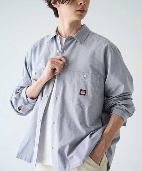RED KAP(レッドキャップ)の「REDKAP(レッドキャップ)別注オックスフォードシャツ【Youtube紹介アイテム】(シャツ/ブラウス・メンズ・イエロー/ホワイト/グレー・S/L/M)」の9枚目の写真