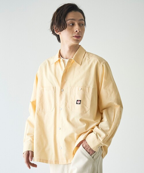 RED KAP(レッドキャップ)の「REDKAP(レッドキャップ)別注オックスフォードシャツ【Youtube紹介アイテム】(シャツ/ブラウス・メンズ・イエロー/ホワイト/グレー・S/L/M)」の14枚目の写真