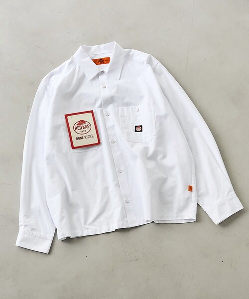 RED KAP(レッドキャップ)の「REDKAP(レッドキャップ)別注オックスフォードシャツ【Youtube紹介アイテム】(シャツ/ブラウス・メンズ・イエロー/ホワイト/グレー・S/L/M)」の16枚目の写真