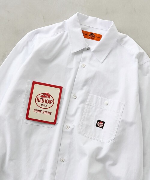 RED KAP(レッドキャップ)の「REDKAP(レッドキャップ)別注オックスフォードシャツ【Youtube紹介アイテム】(シャツ/ブラウス・メンズ・イエロー/ホワイト/グレー・S/L/M)」の17枚目の写真