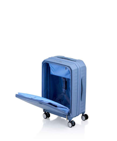 AMERICAN TOURISTER（アメリカンツーリスター）の「アメリカンツーリスター FRONTEC スピナー61 エキスパンダブル エレメントブルー（スーツケース/キャリーバッグ・レディース・ダークブルー・M）」の8枚目の写真