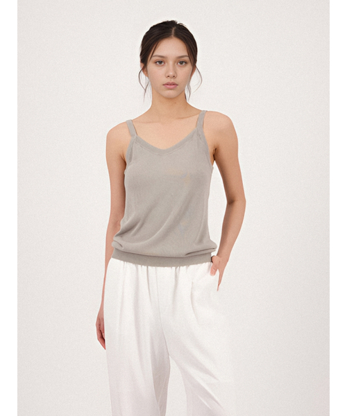 ACUD(アクド)の「V-neck Strap Sleeveless Knit _KH.Grey(ニット/セーター・レディース・その他・FREE)」の5枚目の写真