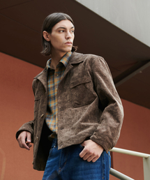 PRODESHIRT（プロデシャツ）の「ミスティコーデュロイトラッカージャケット（サンセットブラウン）（デニムジャケット）」