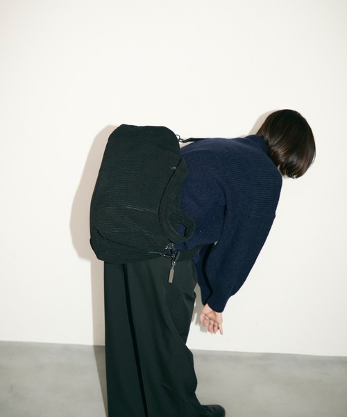 TONER(トナー)の「2WAYコーデュロイボストンバッグ/ショルダーバッグ/ロゴプレート付き(ボストンバッグ・レディース・グリーン/ブラック/グレー/ブラウン・FREE)」の17枚目の写真