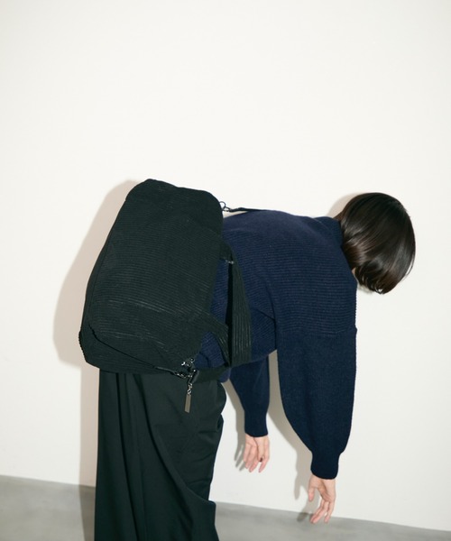 TONER(トナー)の「2WAYコーデュロイボストンバッグ/ショルダーバッグ/ロゴプレート付き(ボストンバッグ・レディース・グリーン/ブラック/グレー/ブラウン・FREE)」の18枚目の写真