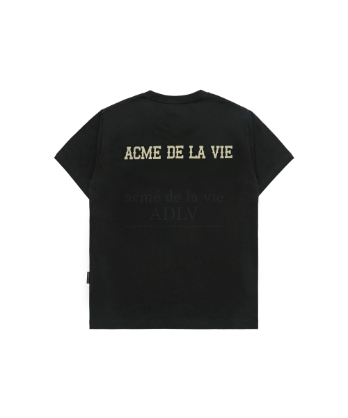 acme de la vie(アクメドラビ)の「COWBOY LETTERING BABY FACE SHORT SLEEVE T-SHIRT(Tシャツ/カットソー・メンズ・ブラック・FREE)」の2枚目の写真