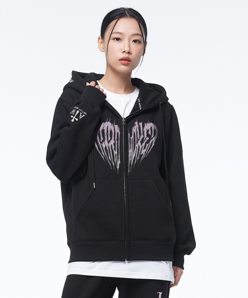 ARTISTWEAR（アーティストウェア）の「[ATW] ザムードイズピンク フードジップアップ（パーカー・レディース・その他・2XL/L/M/XL/S/XXXX-LARGE）」の5枚目の写真