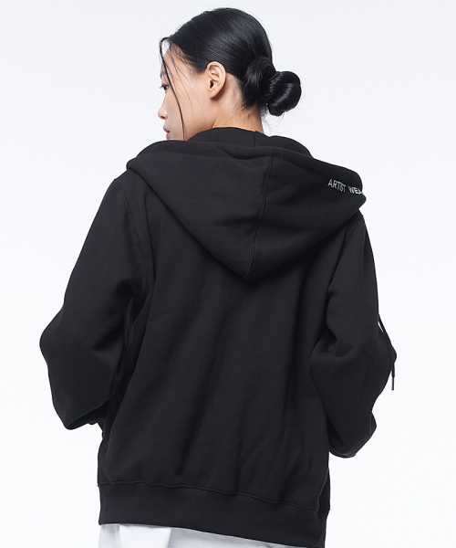 ARTISTWEAR（アーティストウェア）の「[ATW] ザムードイズピンク フードジップアップ（パーカー・レディース・その他・2XL/L/M/XL/S/XXXX-LARGE）」の8枚目の写真