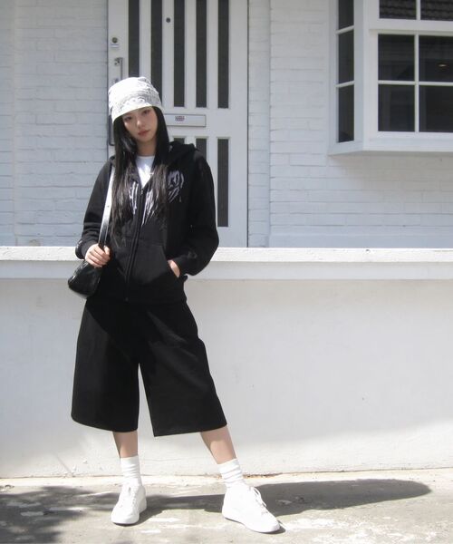 ARTISTWEAR（アーティストウェア）の「[ATW] ザムードイズピンク フードジップアップ（パーカー・レディース・その他・2XL/L/M/XL/S/XXXX-LARGE）」の12枚目の写真
