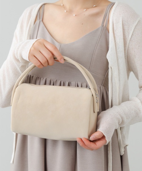 Bab（バブ）の「2WAYスエード調ミニバッグ（ショルダーバッグ・レディース・ブルー/アイボリー/ブラック・ONESIZE）」の4枚目の写真