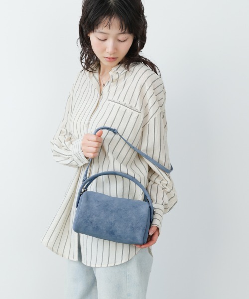 Bab（バブ）の「2WAYスエード調ミニバッグ（ショルダーバッグ・レディース・ブルー/アイボリー/ブラック・ONESIZE）」の7枚目の写真