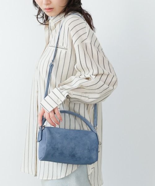 Bab（バブ）の「2WAYスエード調ミニバッグ（ショルダーバッグ・レディース・ブルー/アイボリー/ブラック・ONESIZE）」の9枚目の写真