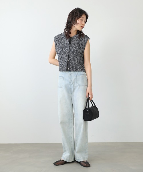 Bab（バブ）の「2WAYスエード調ミニバッグ（ショルダーバッグ・レディース・ブルー/アイボリー/ブラック・ONESIZE）」の11枚目の写真