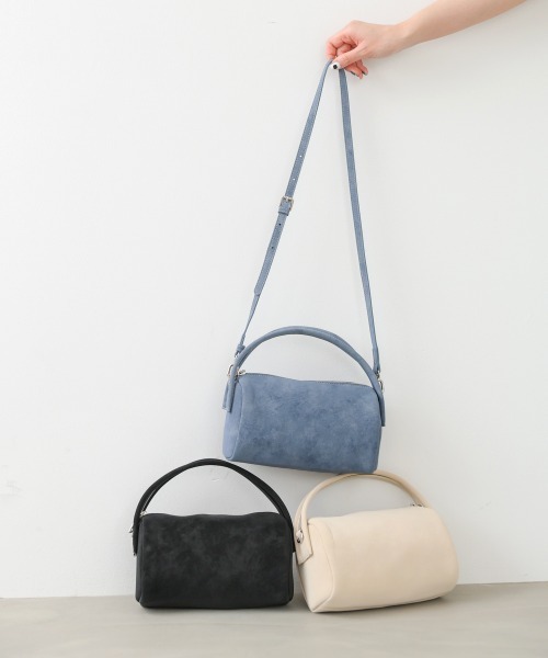 Bab（バブ）の「2WAYスエード調ミニバッグ（ショルダーバッグ・レディース・ブルー/アイボリー/ブラック・ONESIZE）」の17枚目の写真