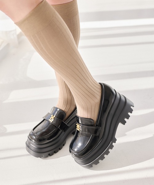 one after another NICE CLAUP（ワンアフターアナザーナイスクラップ）の「【2way仕様】トリプルソールローファー（ローファー・レディース・ダークブラウン/ブラック・L/M/S）」の13枚目の写真