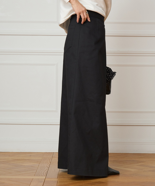 IENA LA BOUCLE（イエナラブークル）の「IENA LA BOUCLE チノラップスカート（スカート・レディース・ブラック/ナチュラル・36/38）」の16枚目の写真