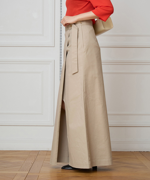 IENA LA BOUCLE（イエナラブークル）の「IENA LA BOUCLE チノラップスカート（スカート・レディース・ブラック/ナチュラル・36/38）」の19枚目の写真
