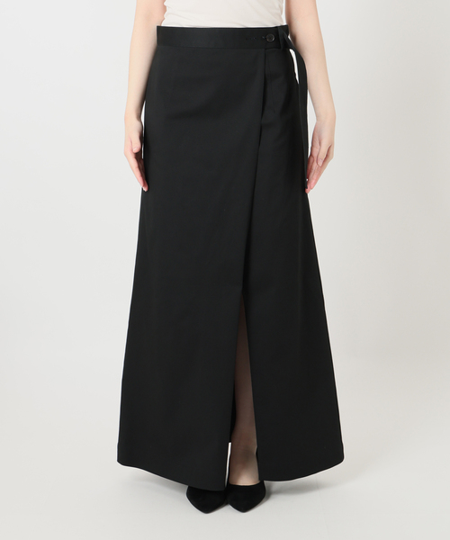 IENA LA BOUCLE（イエナラブークル）の「IENA LA BOUCLE チノラップスカート（スカート・レディース・ブラック/ナチュラル・36/38）」の8枚目の写真