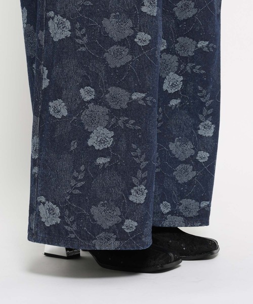 HARE（ハレ）の「フラワーガラデニムパンツ(HARE)（デニムパンツ・レディース・ブラック/ブルー・FREE）」の20枚目の写真