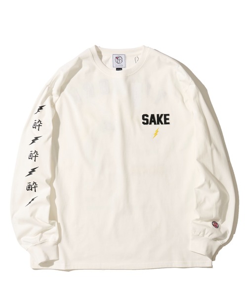 ADPOSION(アドポーション)の「【YOIDORE】KAMINARISAMA クルーネックロングスリーブTシャツ(Tシャツ/カットソー・メンズ・ブラック/ホワイト/ライトグリーン・MEDIUM/LARGE/X-LARGE)」の4枚目の写真